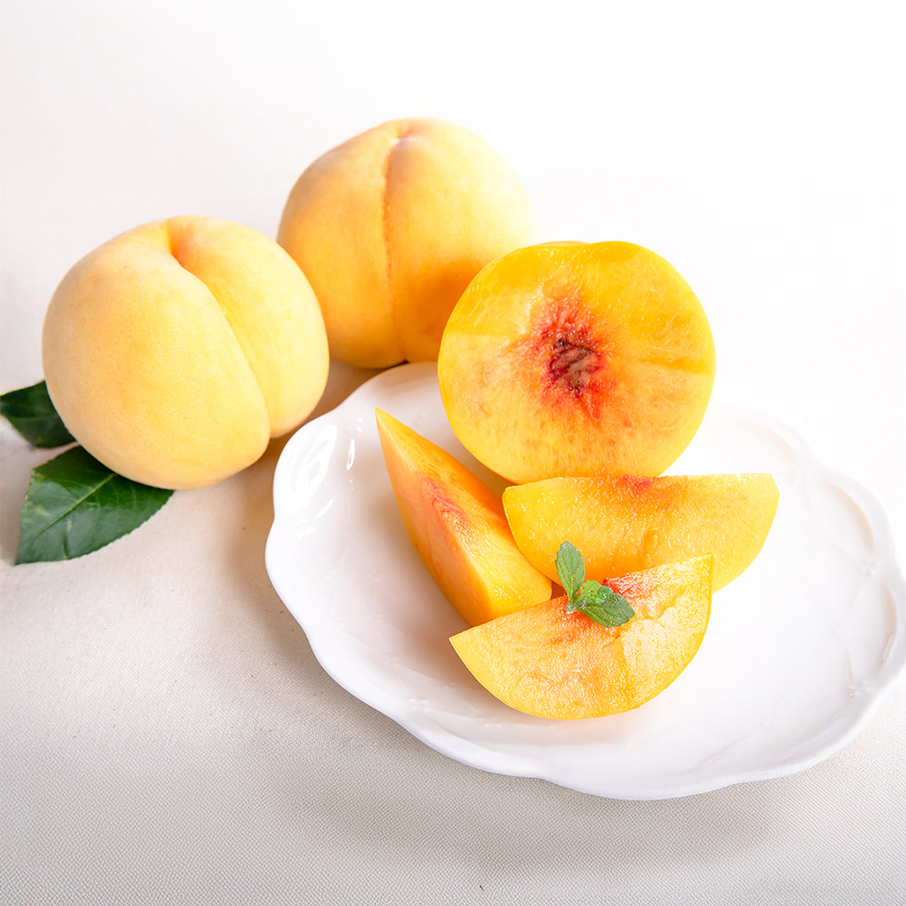 【白桃・ゴールデンピーチ】夏の桃 2kg箱 or 4kg箱